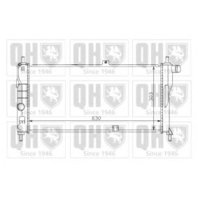 Achetez des Radiateur du moteur QUINTON HAZELL QER1242 à prix pour 88,41 €