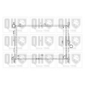 Achetez des Radiateur du moteur QUINTON HAZELL QER1244 à prix pour 183,51 €