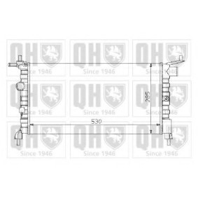 Achetez des Radiateur du moteur QUINTON HAZELL QER1245 à prix pour 3,19 €