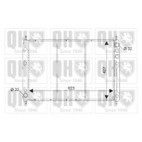 Achetez des Radiateur du moteur QUINTON HAZELL QER1362 à prix pour 340,13 €