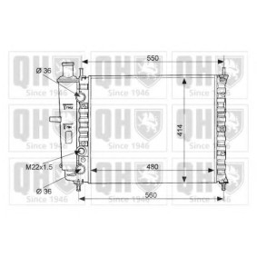 Acquista Radiatore motore da QUINTON HAZELL QER1481 a buon mercato per soli 144,24 €