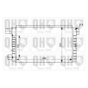 Achetez des Radiateur du moteur QUINTON HAZELL QER1518 à prix pour 84,91 €