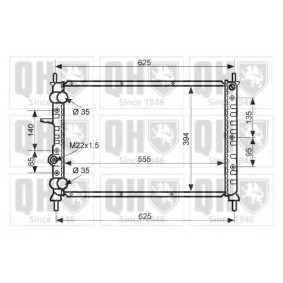 Acquista Radiatore motore da QUINTON HAZELL QER1522 a buon mercato per soli 219,66 €