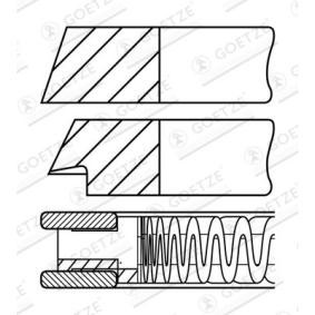 Acquista Kit fasce elastiche da GOETZE ENGINE 08-102500-00 a buon mercato per soli 26,06 €