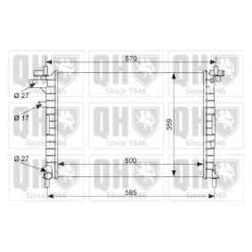Acquista Radiatore motore da QUINTON HAZELL QER1630 a buon mercato per soli 87,48 €