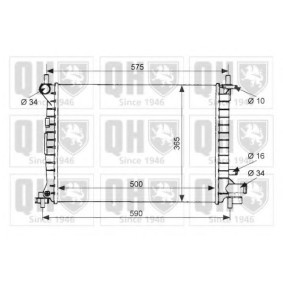 Acquista Radiatore motore da QUINTON HAZELL QER1631 a buon mercato per soli 92,74 €