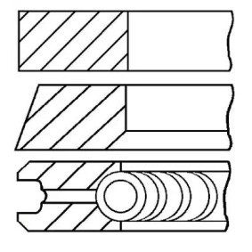 Kolbenringsatz von GOETZE ENGINE