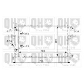 Achetez des Radiateur du moteur QUINTON HAZELL QER1686 à prix pour 175,06 €