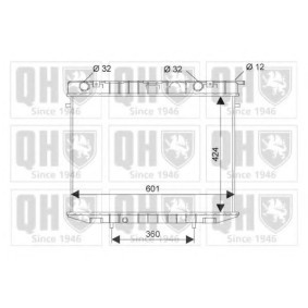 Achetez des Radiateur du moteur QUINTON HAZELL QER1688 à prix pour 269,07 €