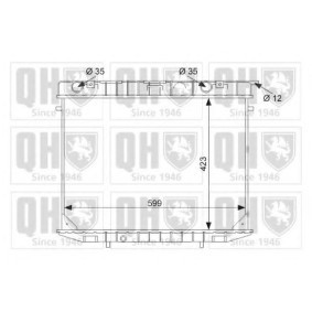 Achetez des Radiateur du moteur QUINTON HAZELL QER1690 à prix pour 363,99 €
