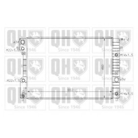 Achetez des Radiateur du moteur QUINTON HAZELL QER1694 à prix pour 183,51 €