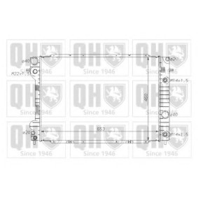Achetez des Radiateur du moteur QUINTON HAZELL QER1696 à prix pour 445,55 €