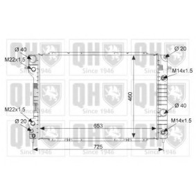 Achetez des Radiateur du moteur QUINTON HAZELL QER1697 à prix pour 410,98 €