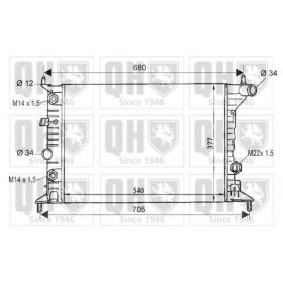 Achetez des Radiateur du moteur QUINTON HAZELL QER1700 à prix pour 111,06 €