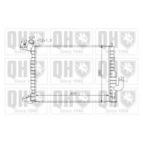 Achetez des Radiateur du moteur QUINTON HAZELL QER1703 à prix pour 254,63 €