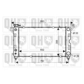 Achetez des Radiateur du moteur QUINTON HAZELL QER1905 à prix pour 309,73 €