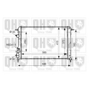 Acquista Radiatore motore da QUINTON HAZELL QER1978 a buon mercato per soli 198,26 €