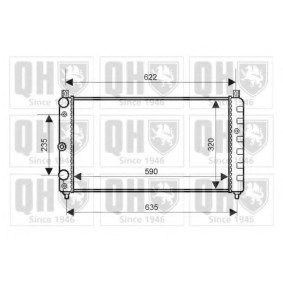 Achetez des Radiateur du moteur QUINTON HAZELL QER1991 à prix pour 133,63 €