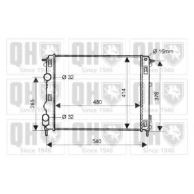 Acquista Radiatore motore da QUINTON HAZELL QER2061 a buon mercato per soli 115,10 €