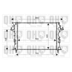 Acquista Radiatore motore da QUINTON HAZELL QER2067 a buon mercato per soli 216,41 €