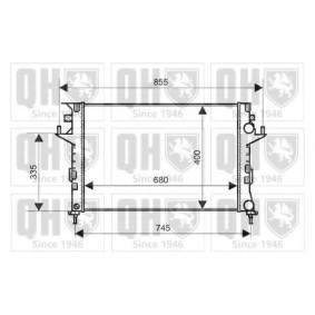 Acquista Radiatore motore da QUINTON HAZELL QER2096 a buon mercato per soli 306,46 €