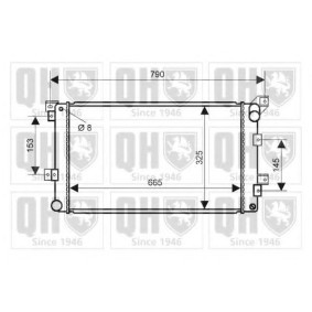 Achetez des Radiateur du moteur QUINTON HAZELL QER2127 à prix pour 502,04 €