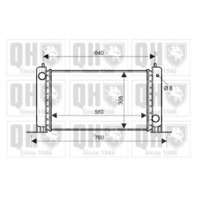 Achetez des Radiateur du moteur QUINTON HAZELL QER2150 à prix pour 102,42 €
