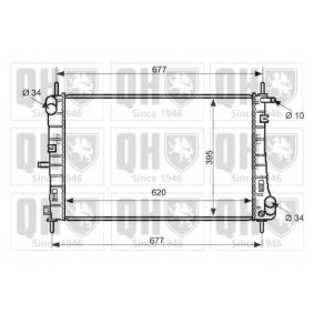 Achetez des Radiateur du moteur QUINTON HAZELL QER2175 à prix pour 217,06 €