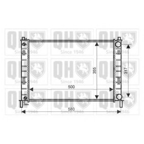 Achetez des Radiateur du moteur QUINTON HAZELL QER2177 à prix pour 138,85 €