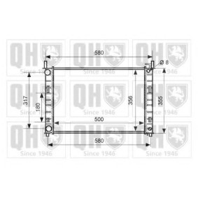 Achetez des Radiateur du moteur QUINTON HAZELL QER2186 à prix pour 169,95 €