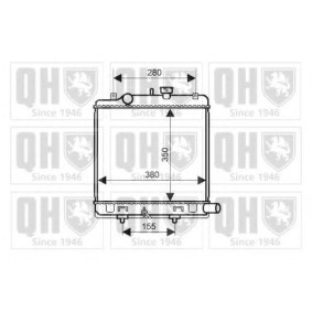 Achetez des Radiateur du moteur QUINTON HAZELL QER2222 à prix pour 238,41 €