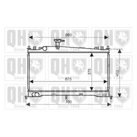 Achetez des Radiateur du moteur QUINTON HAZELL QER2225 à prix pour 289,60 €