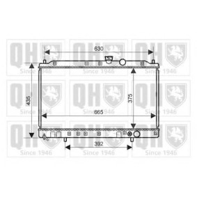 Achetez des Radiateur du moteur QUINTON HAZELL QER2253 à prix pour 148,37 €