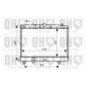 Achetez des Radiateur du moteur QUINTON HAZELL QER2302 à prix pour 289,60 €