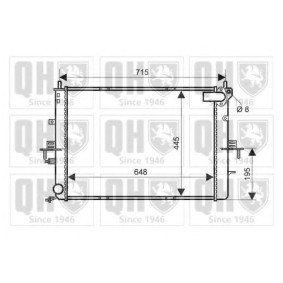 Achetez des Radiateur du moteur QUINTON HAZELL QER2303 à prix pour 195,37 €