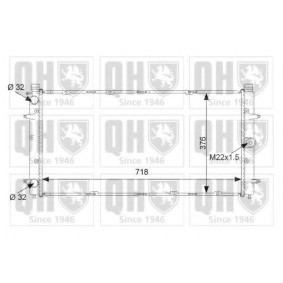 Achetez des Radiateur du moteur QUINTON HAZELL QER2363 à prix pour 275,39 €