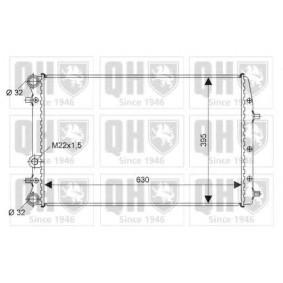 Achetez des Radiateur du moteur QUINTON HAZELL QER2368 à prix pour 116,32 €