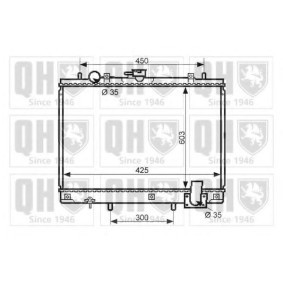 Achetez des Radiateur du moteur QUINTON HAZELL QER2433 à prix pour 300,56 €
