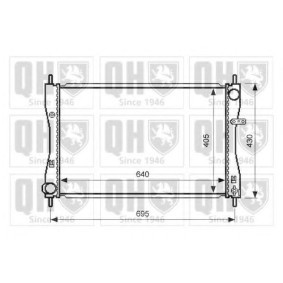 Achetez des Radiateur du moteur QUINTON HAZELL QER2438 à prix pour 273,88 €
