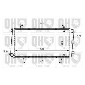 Achetez des Radiateur du moteur QUINTON HAZELL QER2497 à prix pour 161,33 €