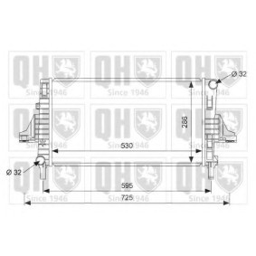 Acquista Radiatore motore da QUINTON HAZELL QER2502 a buon mercato per soli 360,14 €