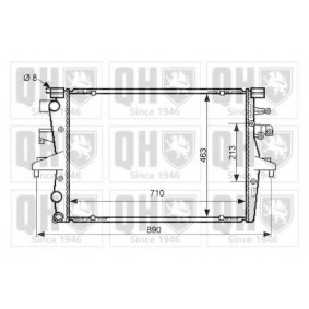 Achetez des Radiateur du moteur QUINTON HAZELL QER2537 à prix pour 278,52 €