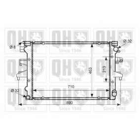 Achetez des Radiateur du moteur QUINTON HAZELL QER2539 à prix pour 288,04 €