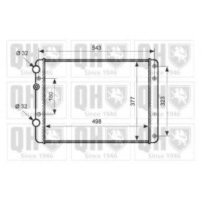 Achetez des Radiateur du moteur QUINTON HAZELL QER2540 à prix pour 192,01 €