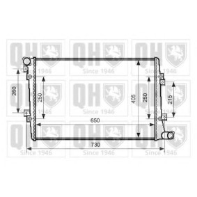Achetez des Radiateur du moteur QUINTON HAZELL QER2542 à prix pour 188,66 €
