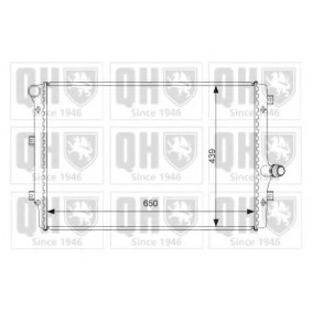 Achetez des Radiateur du moteur QUINTON HAZELL QER2543 à prix pour 188,66 €