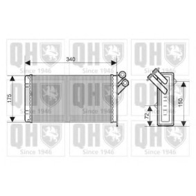 Acquista Scambiatore calore per riscaldamento abitacolo da QUINTON HAZELL QHR2037 a buon mercato per soli 78,82 €