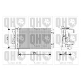 Acquista Scambiatore calore per riscaldamento abitacolo da QUINTON HAZELL QHR2090 a buon mercato per soli 32,63 €