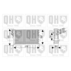 Acquista Scambiatore calore per riscaldamento abitacolo da QUINTON HAZELL QHR2149 a buon mercato per soli 28,90 €