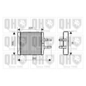 Acquista Scambiatore calore per riscaldamento abitacolo da QUINTON HAZELL QHR2159 a buon mercato per soli 127,00 €